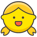 Girl Emoji from Kawaii Emoji Set