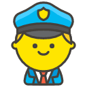 Man Police Emoji from Kawaii Emoji Set