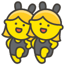 Women With Bunny Ears Emoji from Kawaii Emoji Set