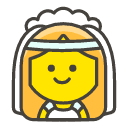 Bride With Veil Emoji from Kawaii Emoji Set