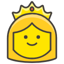 Princess Emoji from Kawaii Emoji Set