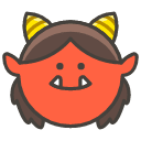 Ogre Emoji from Kawaii Emoji Set