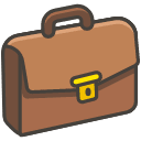 Briefcase Emoji from Kawaii Emoji Set