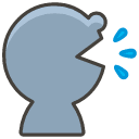 Speaking Head Emoji from Kawaii Emoji Set