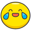Face With Tears Of Joy Emoji from Kawaii Emoji Set