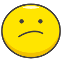 Confused Face Emoji from Kawaii Emoji Set