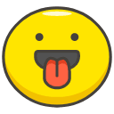 Face With Tongue Emoji from Kawaii Emoji Set