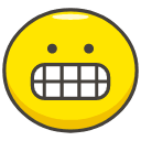Grimacing Face Emoji from Kawaii Emoji Set