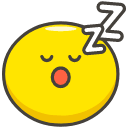 Sleeping Face Element from Kawaii Emoji Set