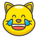 Cat With Tears Of Joy Emoji from Kawaii Emoji Set