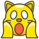 Weary Cat Emoji from Kawaii Emoji Set