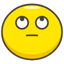 Face With Rolling Eyes Emoji from Kawaii Emoji Set