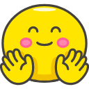 Hugging Face Element from Kawaii Emoji Set