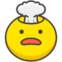 Exploding Head Emoji from Kawaii Emoji Set