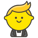 Man In Tuxedo Emoji from Kawaii Emoji Set