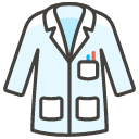 Lab Coat Emoji from Kawaii Emoji Set