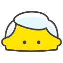 White Hair Element from Kawaii Emoji Set