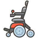 Motorized Wheelchair Emoji from Kawaii Emoji Set