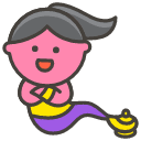 Woman Genie Element from Kawaii Emoji Set
