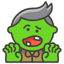 Man Zombie Emoji from Kawaii Emoji Set