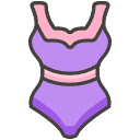One Piece Swimsuit Emoji from Kawaii Emoji Set