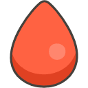 Drop Of Blood Emoji from Kawaii Emoji Set