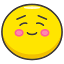 Smiling Face Emoji from Kawaii Emoji Set