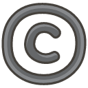 Copyright Emoji from Kawaii Emoji Set