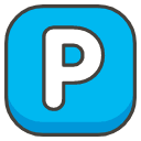 P Button Emoji from Kawaii Emoji Set