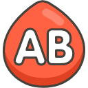 Ab Button Blood Type Emoji from Kawaii Emoji Set