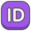 Id Button Emoji from Kawaii Emoji Set