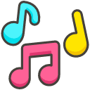 Musical Notes Emoji from Kawaii Emoji Set