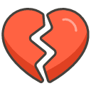 Broken Heart Emoji from Kawaii Emoji Set
