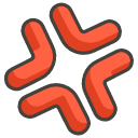 Anger Symbol Emoji from Kawaii Emoji Set