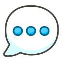 Speech Balloon Emoji from Kawaii Emoji Set