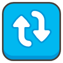 Clockwise Vertical Arrows Emoji from Kawaii Emoji Set