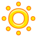 Dim Button Emoji from Kawaii Emoji Set