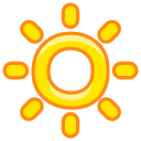 Bright Button Emoji from Kawaii Emoji Set