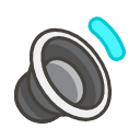 Speaker Medium Volume Emoji from Kawaii Emoji Set