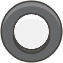 Radio Button Emoji from Kawaii Emoji Set