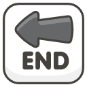 End Arrow B Emoji from Kawaii Emoji Set