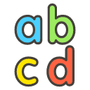 Input Latin Lowercase Emoji from Kawaii Emoji Set