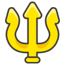 Trident Emblem Emoji from Kawaii Emoji Set