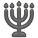 Menorah A Emoji from Kawaii Emoji Set