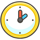 Two O Clock Element from Kawaii Emoji Set