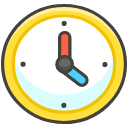 Four O Clock Element from Kawaii Emoji Set