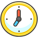 Eight O Clock Element from Kawaii Emoji Set