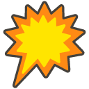 Right Anger Bubble Emoji from Kawaii Emoji Set