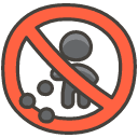 No Littering Element from Kawaii Emoji Set