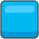 Blue Square Emoji from Kawaii Emoji Set